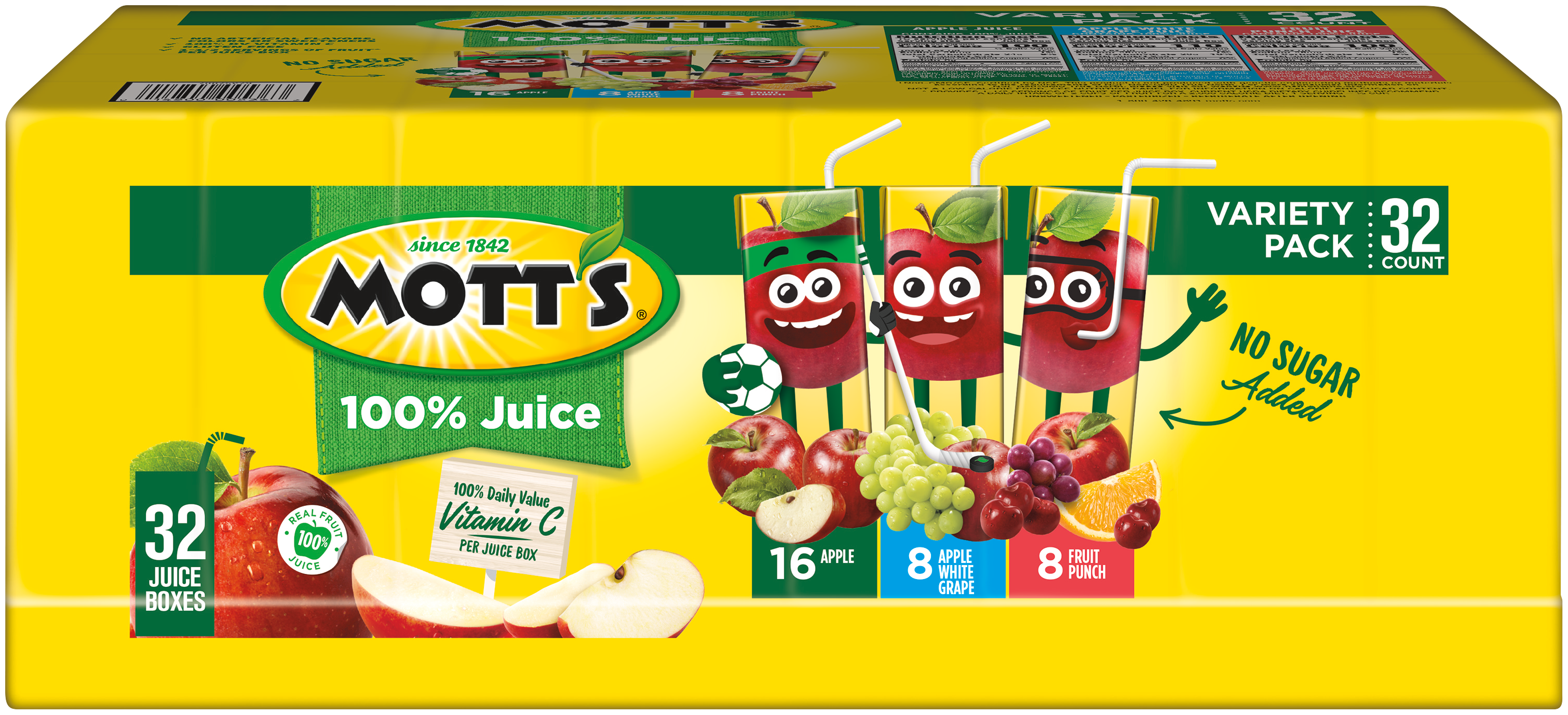 Mott's Sliced Green Apples Snack Packs, 6 pk./2 oz.