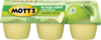 Mott's No Sugar Added Granny Smith Apple Sauce - Shop Apples at H-E-B